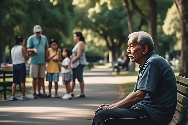 Oldman isolated due to his hearing loss