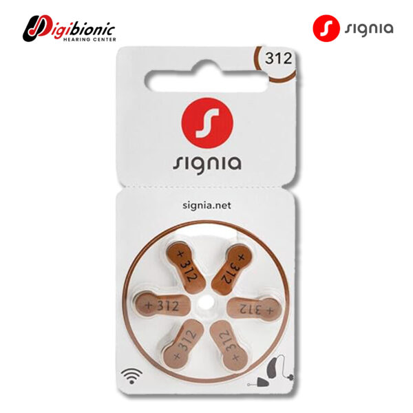 Signia Hearing Aid Batteries Size 312