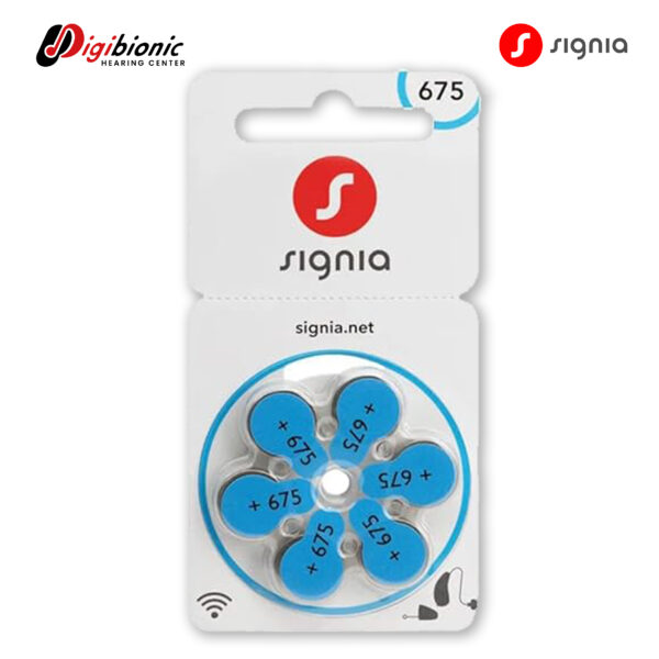 Signia Hearing Aid Batteries Size 675